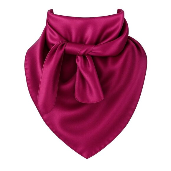 Purple Wild Rag Large Scarf 35x35" Satin Western Accessory Cowgirl or Cowboy - Picture 1 of 9